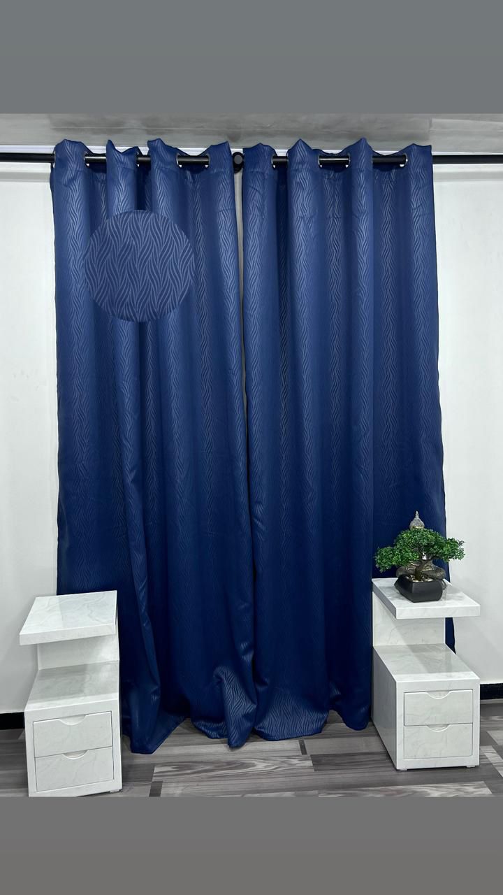 Cortinas x2 jaguar blackoud 280cm